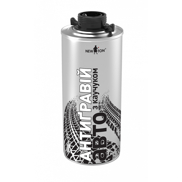 NEW TON  Антігравій з каучуком сірий  (аналог АРР U200) 1л