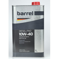 Олива моторна Barrel Diesel-Pao 10W-40 4л.