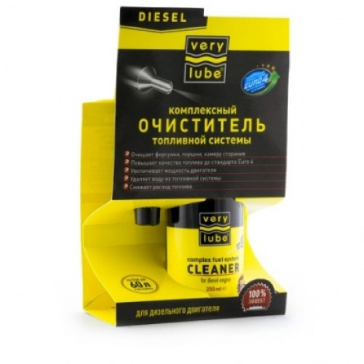 Комплексний очисник паливної системи (дизель) VERYLUBE 250мл XB30025