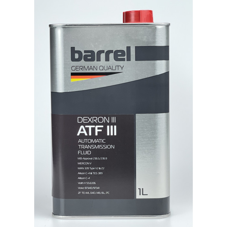 Олива для АКПП та ГУР Barrel ATF DIII 1л.