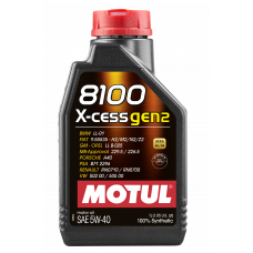 Олива моторна MOTUL 8100  X-cess gen2 5W-40 1л 109774