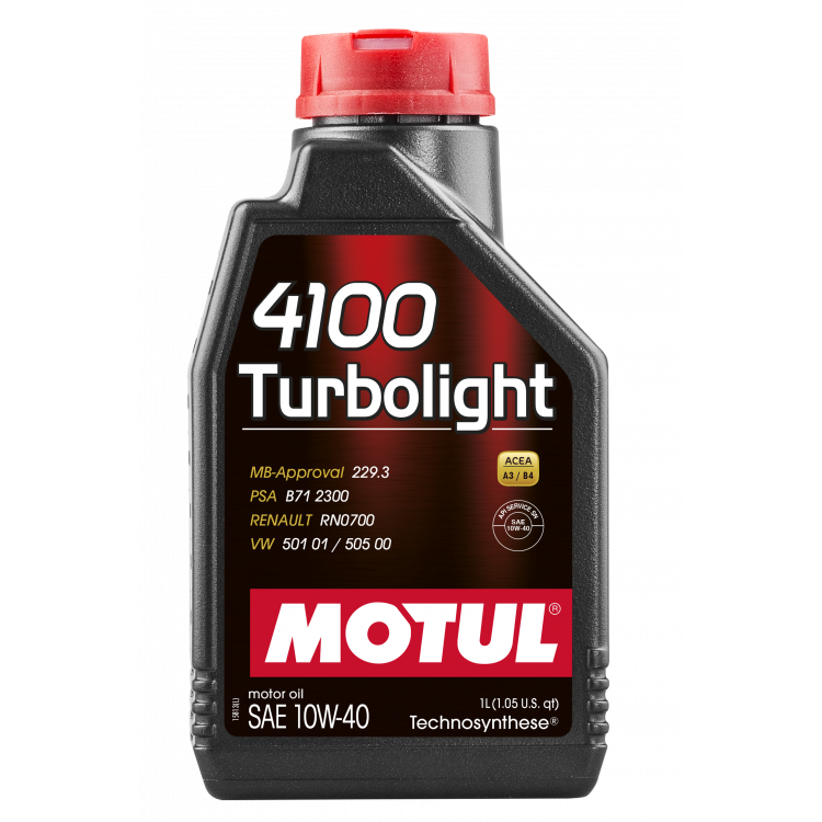 Олива моторна MOTUL 4100 Turbolight 10W-40 1л. 102774