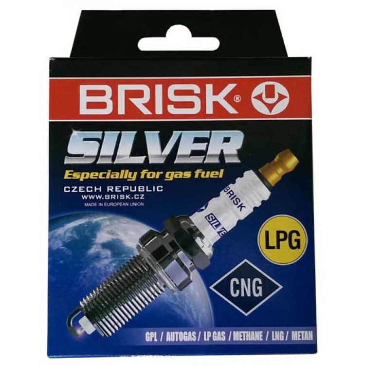 BRISK Свічки SILVER DR17YS довгі, газ (1уп-4шт)
