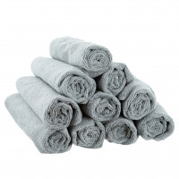 Zollex серветка мікрофібра 10шт (сіра) ZP-1052