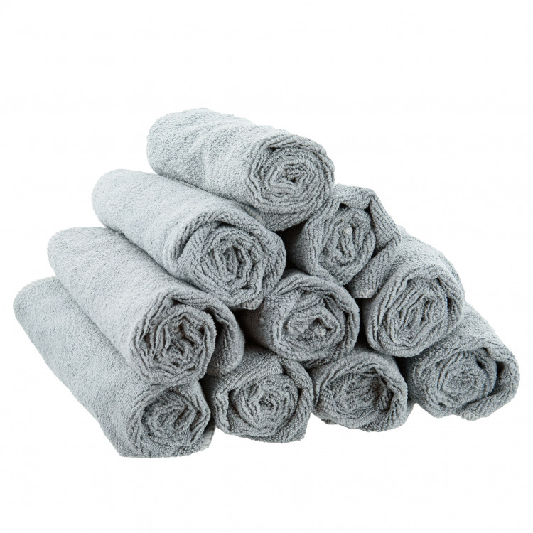 Zollex серветка мікрофібра 10шт (сіра) ZP-1052