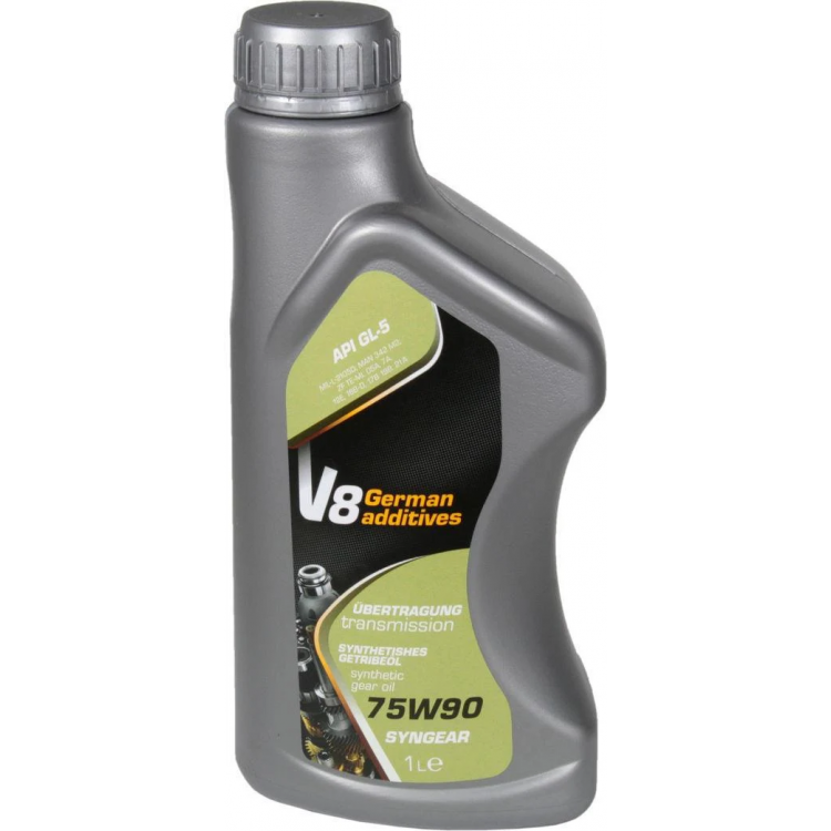 Олива трансмісійна V8 Syngear  75W-90   GL-5  1л