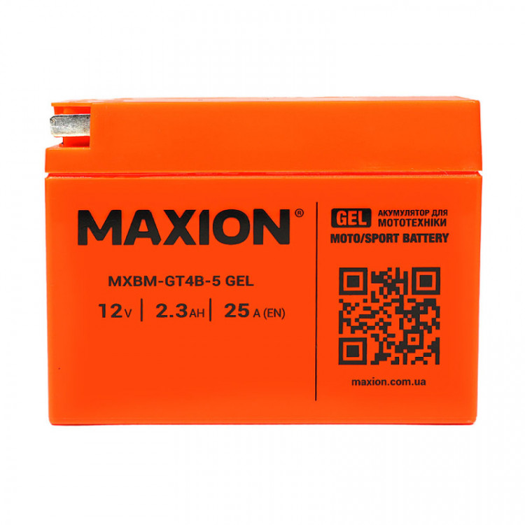 Акумулятор MAXION YTX4L-BS GEL 4Ah/12V