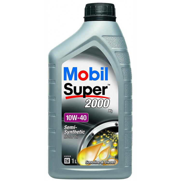 Олива моторна Mobil  Super 2000 X1 10W-40 4л