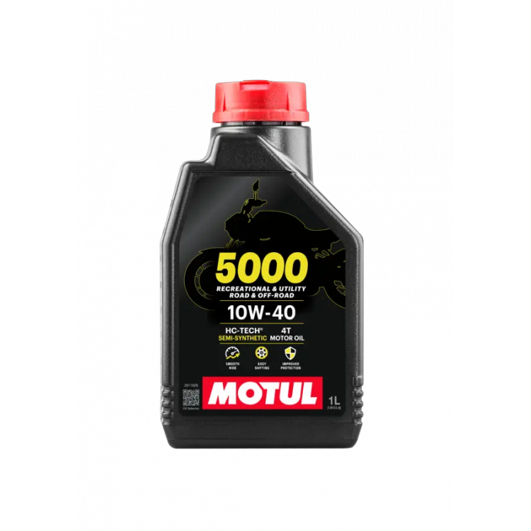 Олива мото  MOTUL 5000 4T 10W-40 HC-Tech 1л. 104054