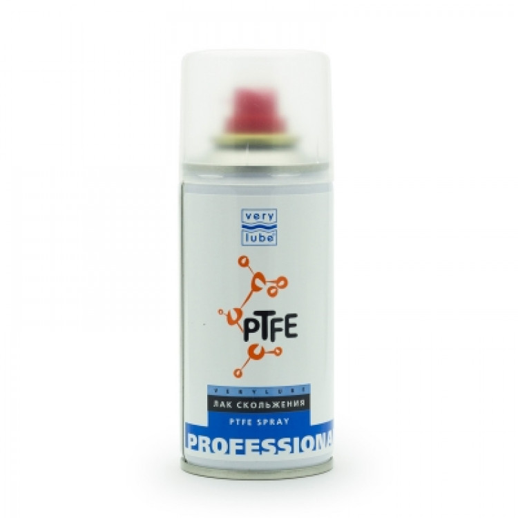 Лак для ковзання. Сухе тефлонове мастило PTFE Verylube 150мл XB 40321