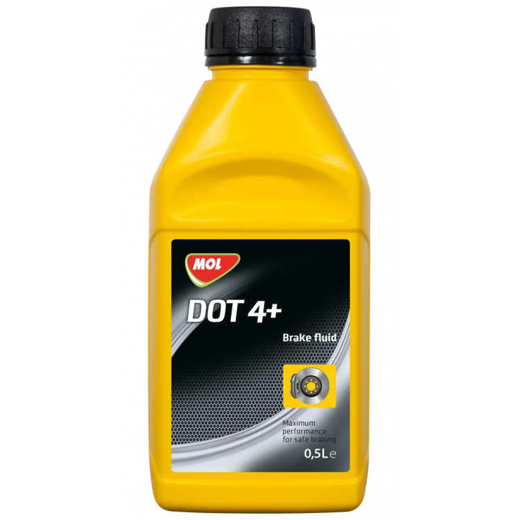 Гальмівна рідина MОL Brake fluid DOT 4+  0,5л