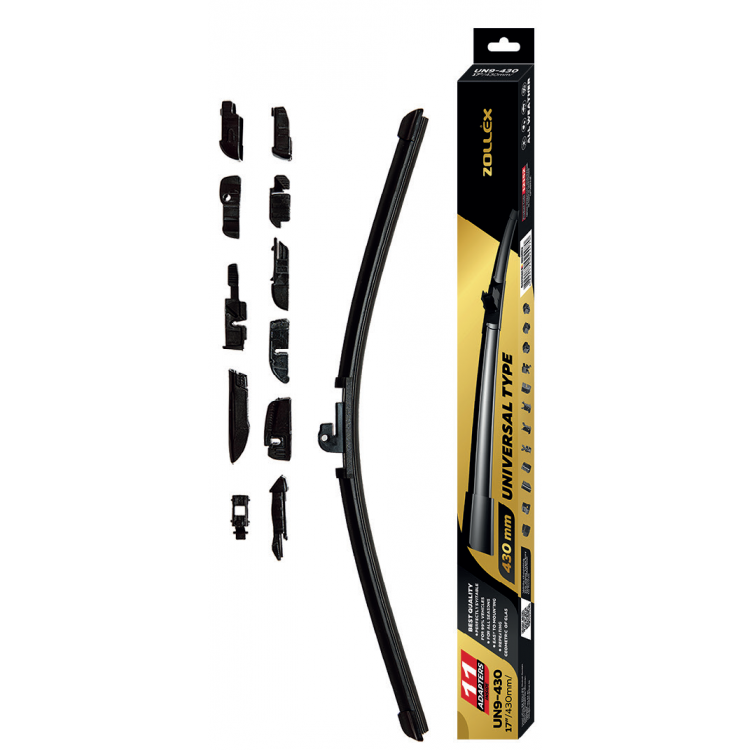 Щітка склоочисника безкаркасна ZOLLEX  UN9 380мм (15