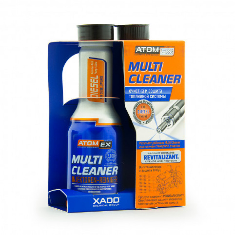 Очисник паливної системи двигуна (дизель) Multi Cleaner ATOMEX 250мл ХА 40113