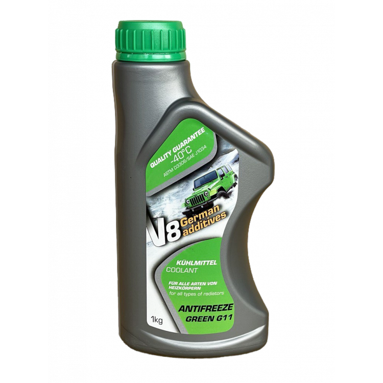 V8 G11 Антифриз зелений -40 1кг