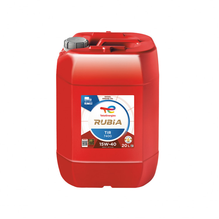 Олива моторна TOTAL Rubia TIR 7400 15W-40 20л