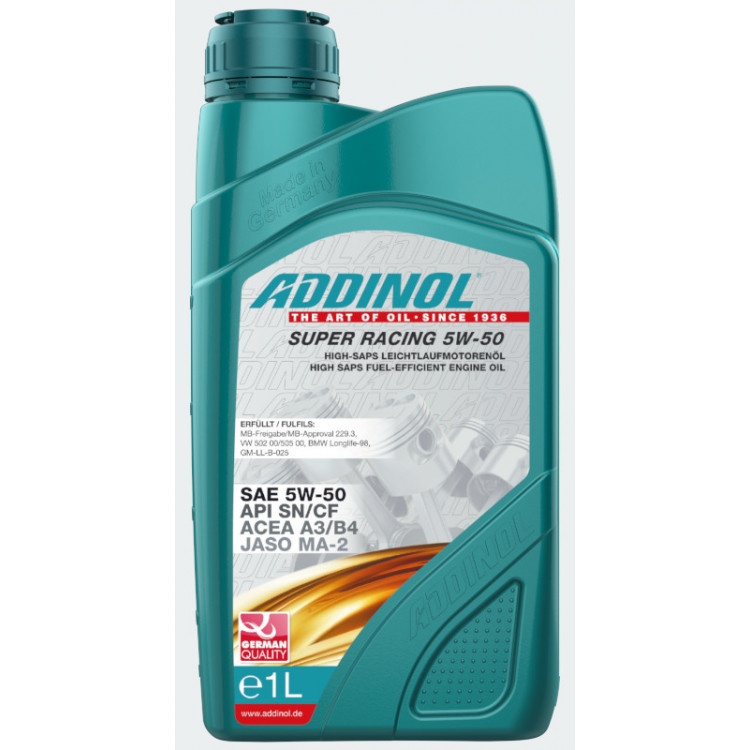 Олива моторна Addinol SuperRacing 5W-50 1л.