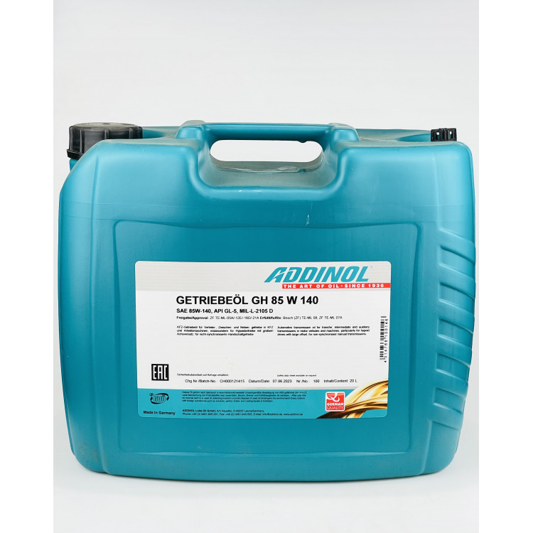 Олива трансмісійна Addinol Getriebeol  85W-140 GH 20л