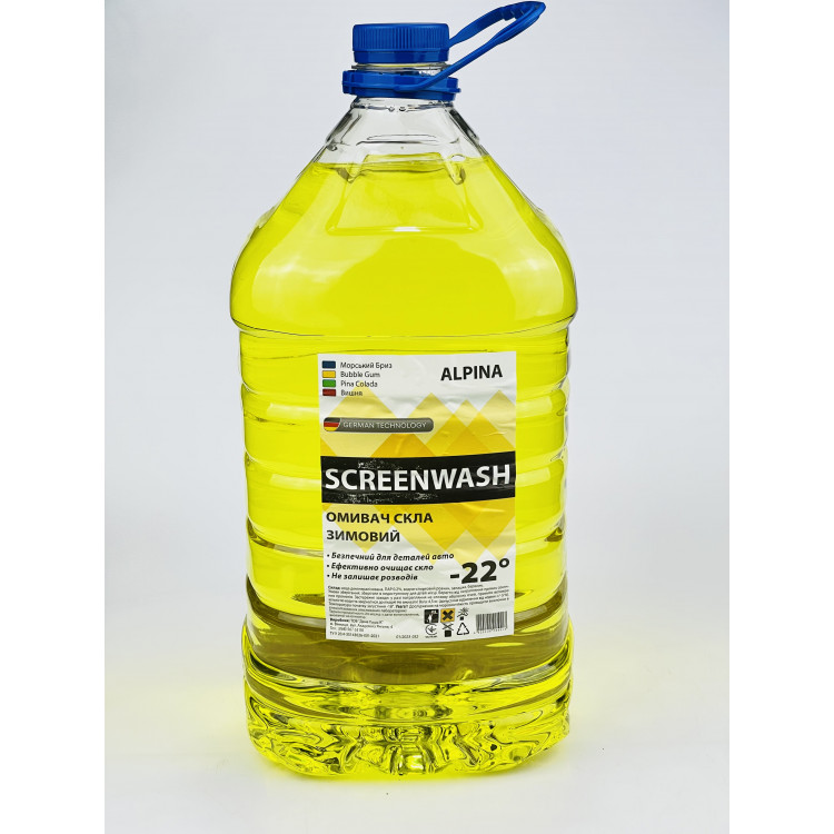 Склоомивач зимовий ALPINA Bubble Gum -22С  4.5л