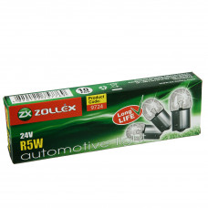 ZOLLEX  Лампа R5W 24V  (10шт)