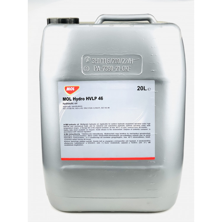 Олива гідравлічна MOL Hydro HVLP 46  204л