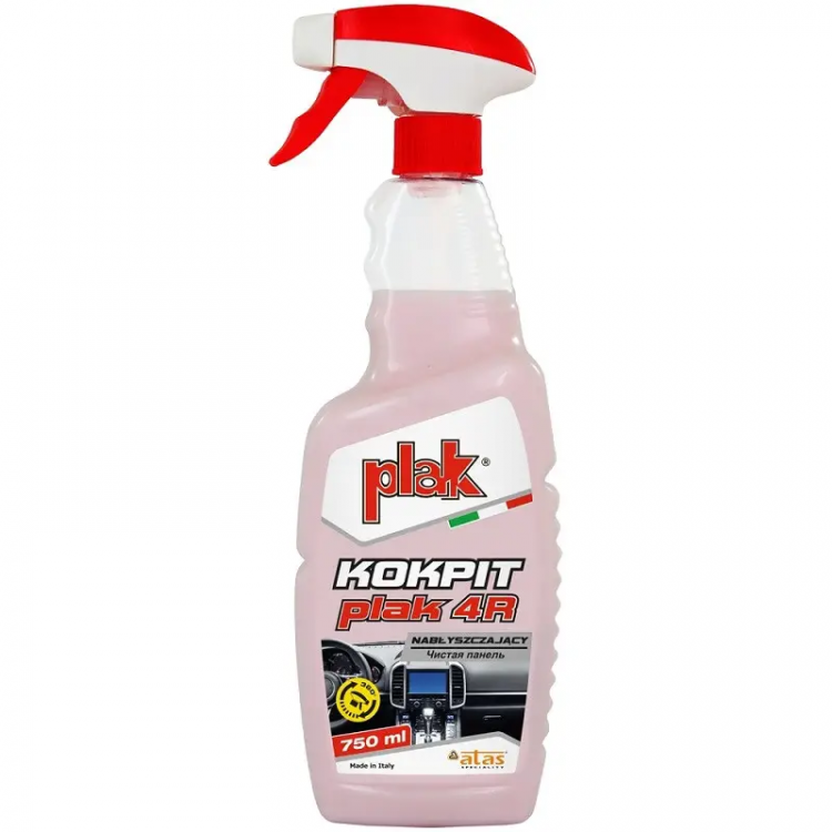 ATAS Plak KOKPIT 4R Поліроль для торпеди 750мл (молочко без силікону)