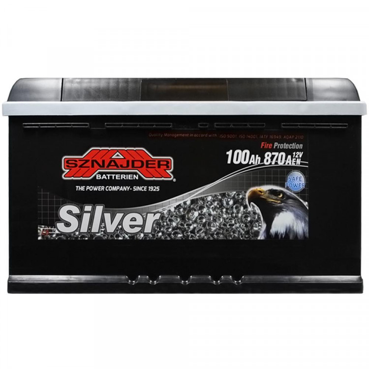 Акумулятор SNAJDER Silver 100Ah/12V/870A (правий +)