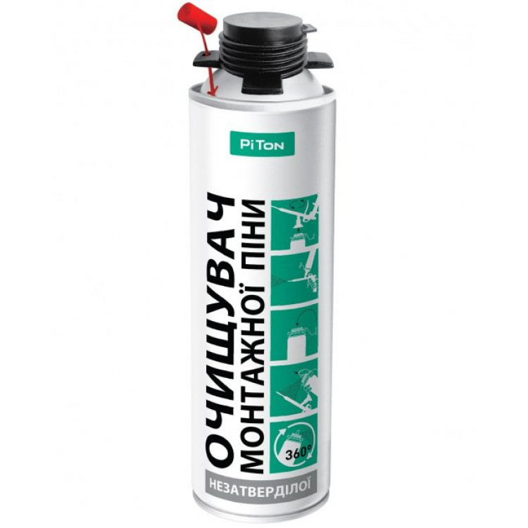 PITON Очищувач монтажної піни аерозоль 500 мл^