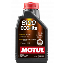 Олива моторна MOTUL 8100 ECO-lite 0W-20 5л, 108536
