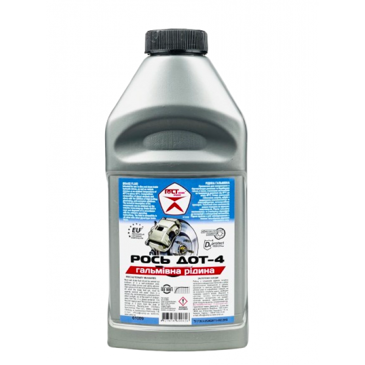 Гальмівна рідина ГОСТ  Рось-Дот-4  1л
