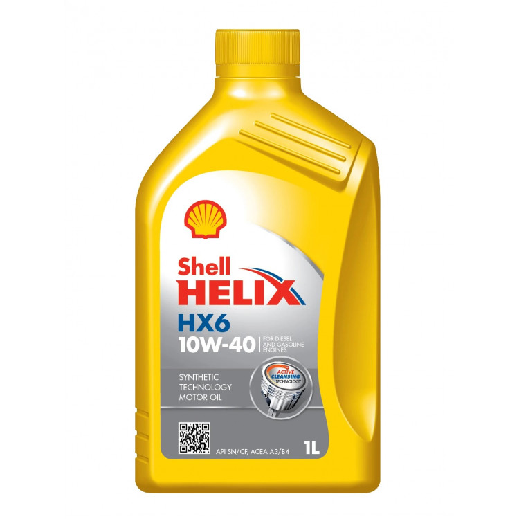 Олива моторна Shell HELIX HX6 10W-40 1л