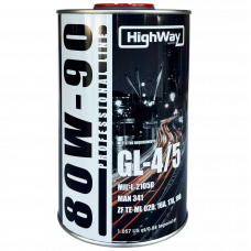 Олива трансмісійна HighWay 80W-90 1л