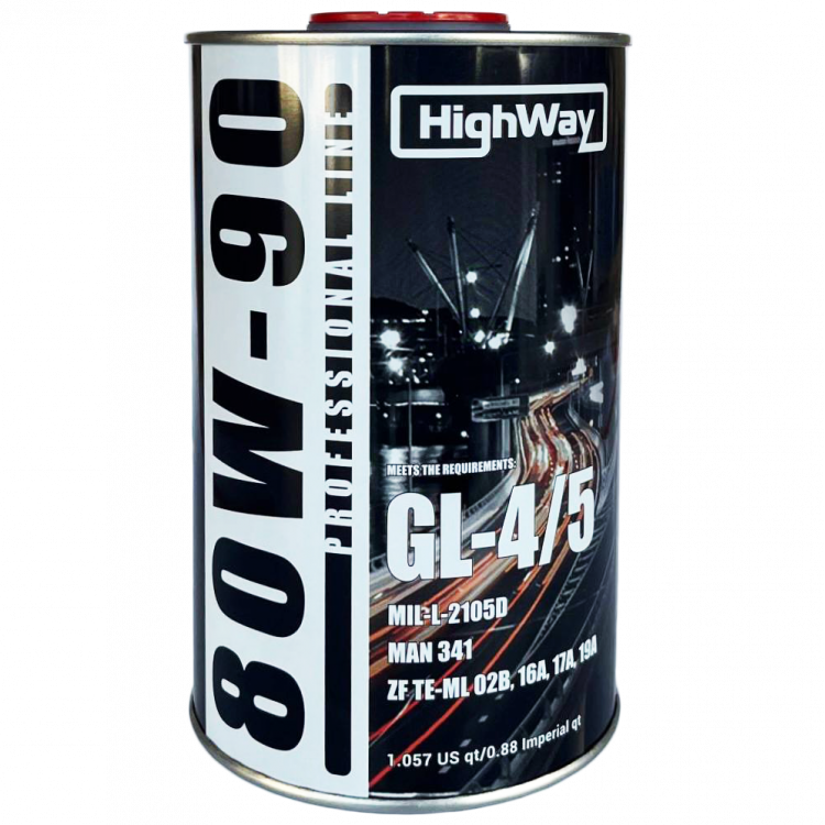 Олива трансмісійна HighWay 80W-90 1л
