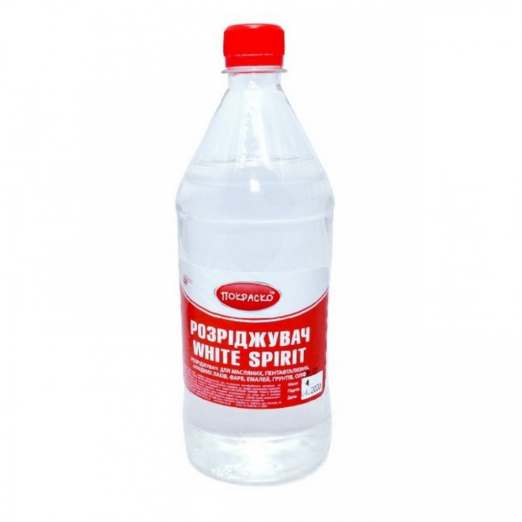 ПОКРАСКО  White Spirit  Уайт Спіріт Розчинник  1л