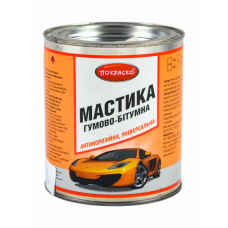 ПОКРАСКО Мастика гумово-бітумна 1л