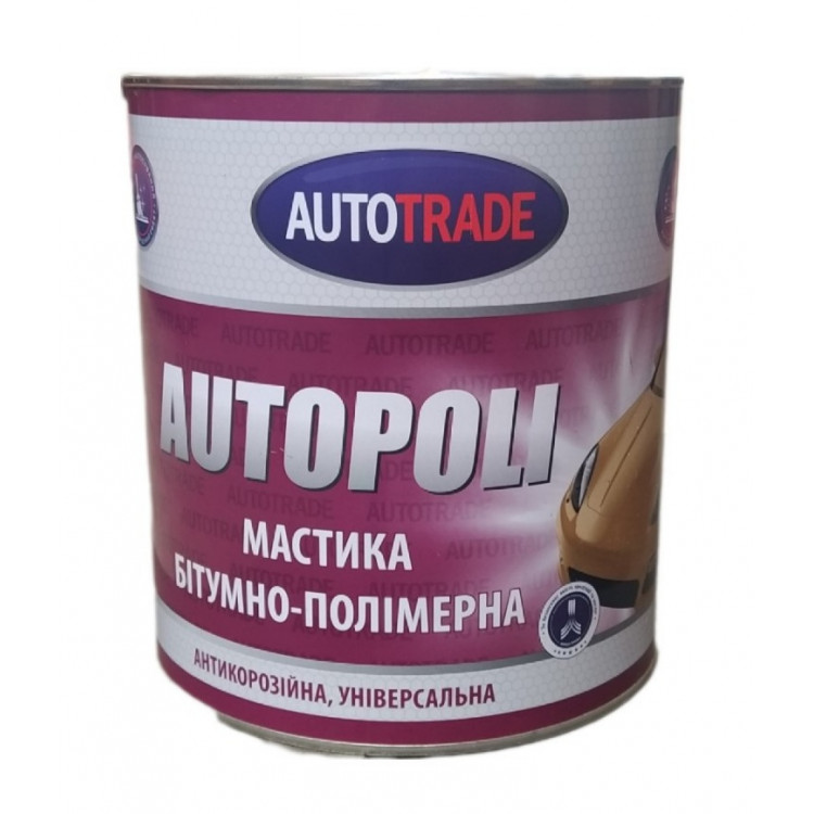 AUTOTRADE AUTOPOLI Мастика бітумно-полімерна 1л