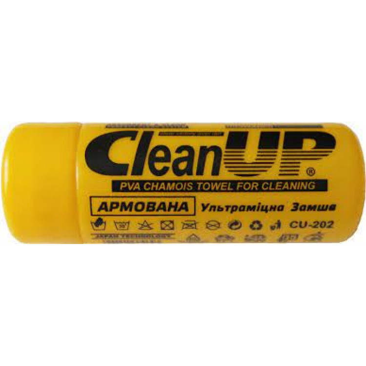 CleanUP Серветка зі штучної замші в тубі  мала 30*30