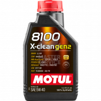 Олива моторна MOTUL  8100  X-clean gen2 5W-40 1л. 109761