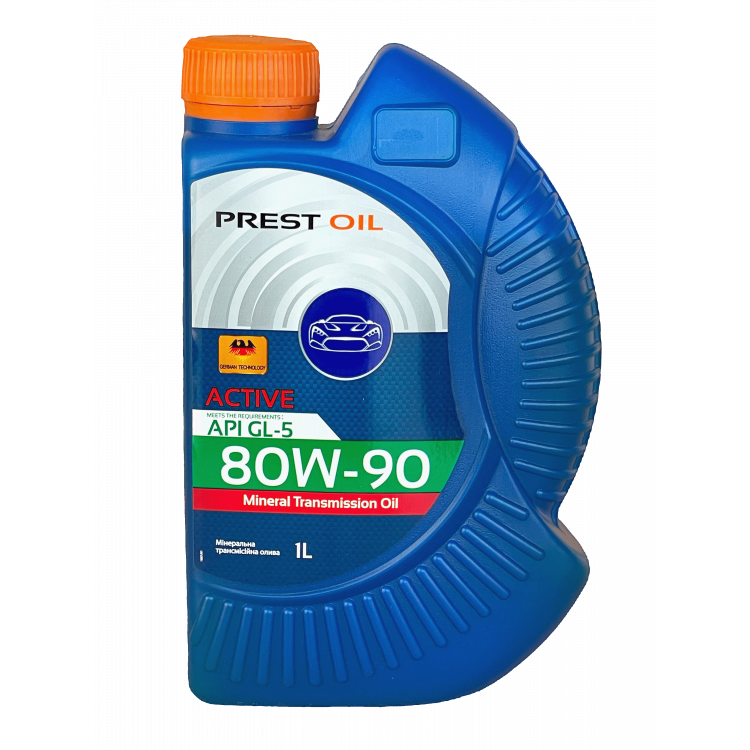 Олива трансмісійна PREST OIL  80W-90  GL-5   4л