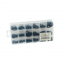 ZOLLEX Набір гумових ущільнювальних кілець (270шт) чорні 12044