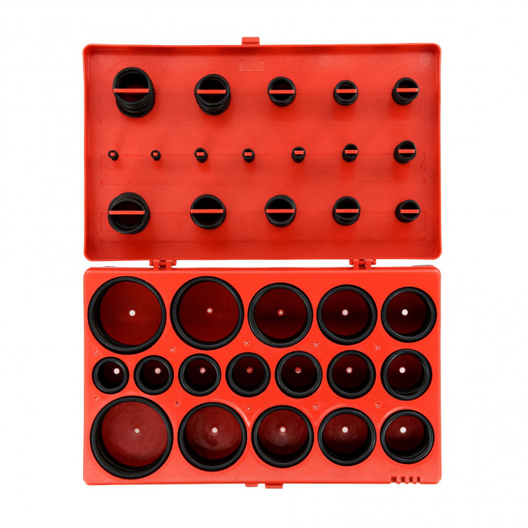 ZOLLEX Набір гумових ущільнювальних кілець (419 шт) чорні 12043