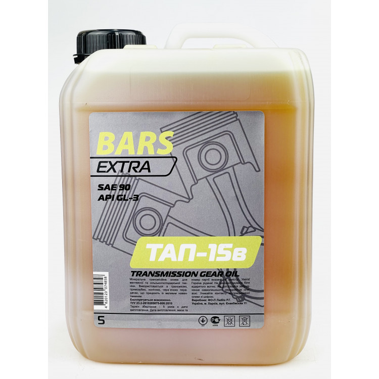 Олива трансмісійна BARS ЕХТRА ТАП-15в  5л