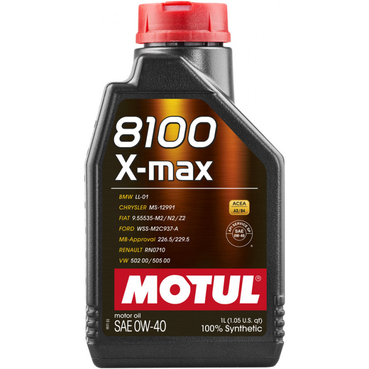 Олива моторна Motul 8100 X-MAX 0W-40   4л 104532