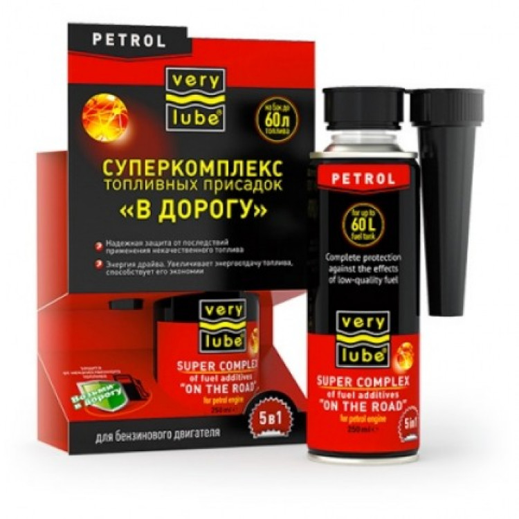 Суперкомплекс паливних присадок 5 в 1 (бензин) VERYLUBE 250мл ХA 30028