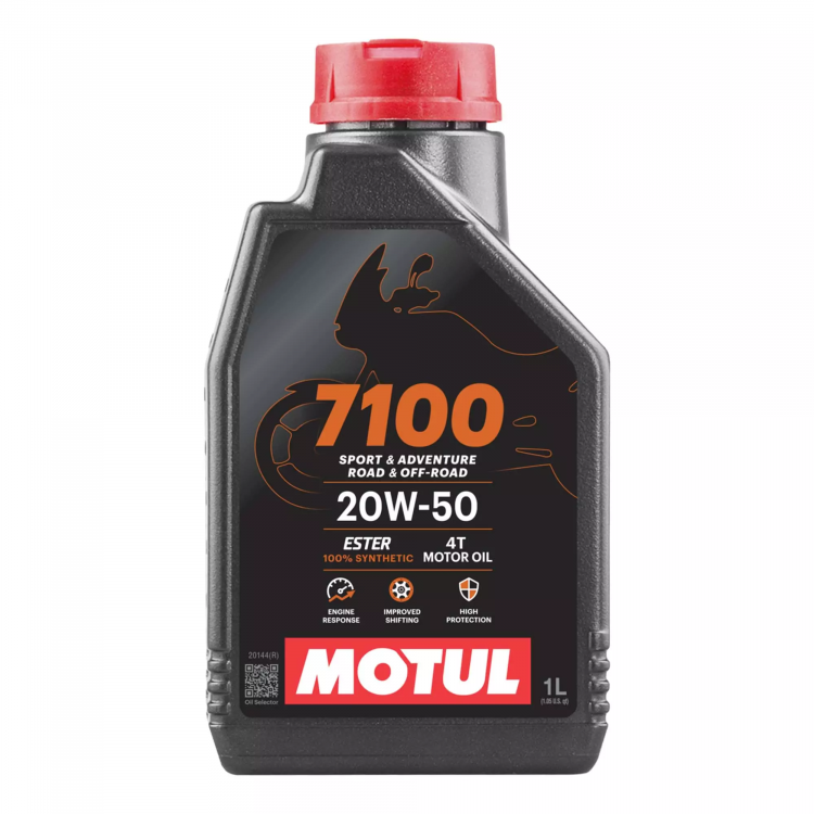Олива мото  MOTUL  7100 4T  20W-50 1л. 104103