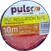 Pulso Стрічка ізоляційна (чорна) 10м PVC