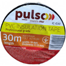 Pulso Стрічка ізоляційна (чорна) 30м PVC