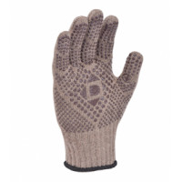 DOLONI  ПВХ Рукавиці коричневі  5702