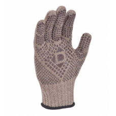 DOLONI  ПВХ Рукавиці коричневі  5702