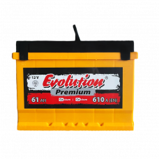 Акумулятор EVOLUTION Premium (Gold)  61Ah/12V/610A -+