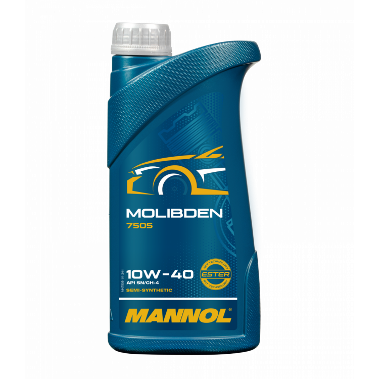Олива моторна Mannol Molibden 7505 10W-40 1л  MN7505-1